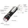 8 In 1 Multi Tool Hammer Zoomable LED Flashlight Emergency Auto Escape Tool