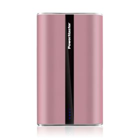 Portable Charger PowerMaster 20000mAh Power Bank Total 5.8A Output 3-USB Ports External Battery Pack (Color: Rose Gold)