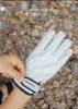 Outdoor picnic BBQ gloves camping fire barbecue cowhide heat insulation thickening wear pigskin breathable labor protection gloves