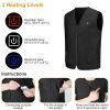 Heat Jacket Vest 3 Heating Gear Adjustable USB Heated Vest Warm Heat Coat Vest