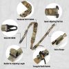 QD Sling 2 Point Sling Quick Adjust Gun Sling With HK Hook Soft Shoulder Pad Sling, Rifle Sling For Hunting Tactical Strap